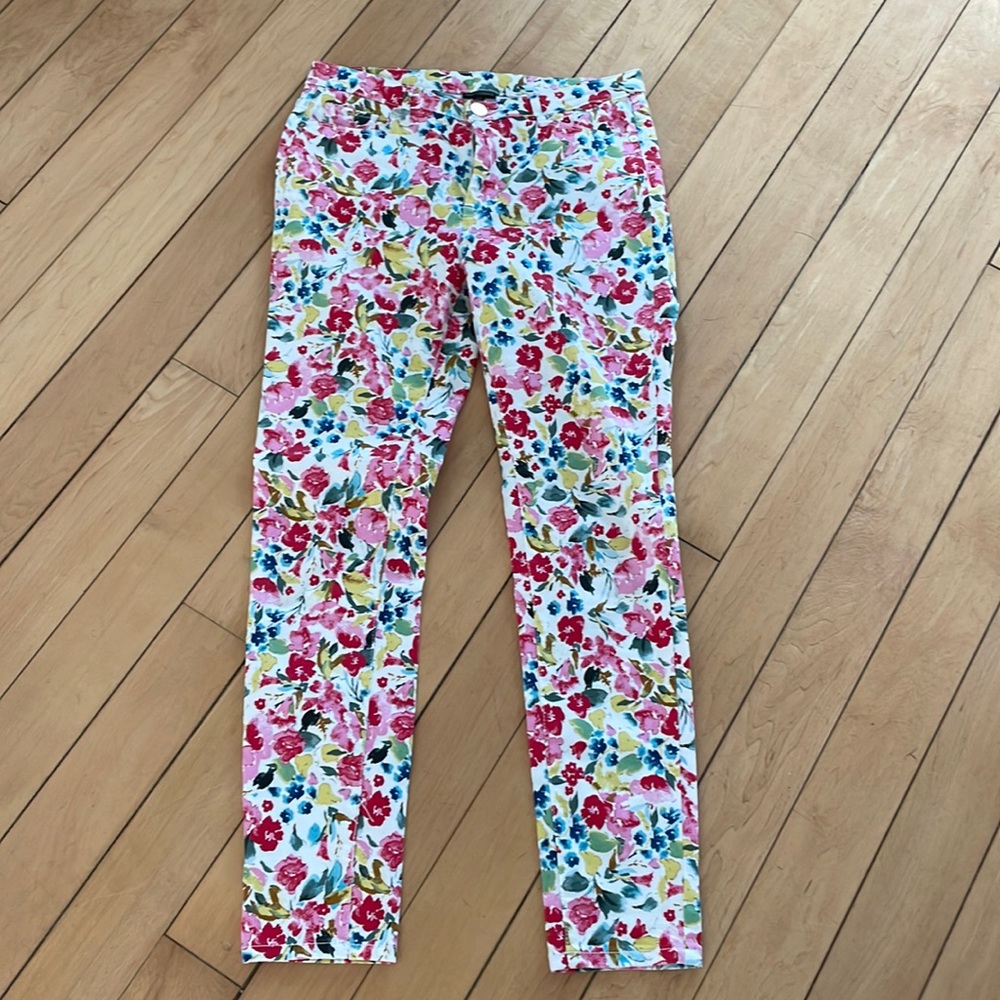 Coco + Carmen floral skinny jeans tapered S/M